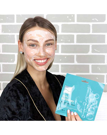 Карбокситерапия маска восстанавливающая "Carboxy therapy CO2 - RECOVERY" 10шт x 30 мл, Beauty Style 9